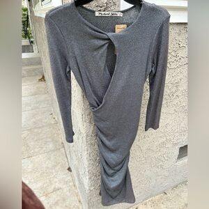 Michael Stars, Size XS, Gray Metallic